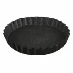 Powłoka teflonowa na foremce do tart, antyprzywierająca, trwała i odporna na wysokie temperatury. Idealna do pieczenia tart i ciast w domowym zaciszu.