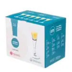 Elegancki zestaw kieliszków do alkoholów i napojów, idealny do domowego użytku, wykonany z wysokiej jakości szkła, pojemność 55 ml, stylowy design, doskonały na prezent i do kolekcji.