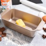 Prosta forma ceramiczna forma do pieczenia na muffiny i ciasta, beżowa, Domowy Zakątek.