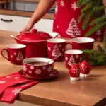Ponieważ nie widzę obrazka, nie mogę ocenić jego zawartości, ale na podstawie dostarczonego opisu i tytułu "Domowy Zakątek" oraz kontekstu świątecznego, przygotowałem odpowiednie teksty SEO:.