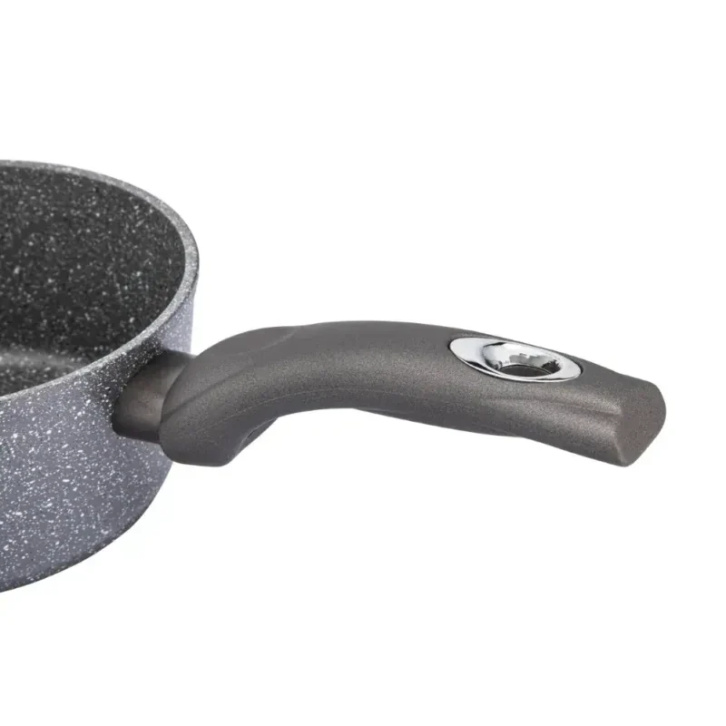 Wielofunkcyjna patelnia z ceramiczną powłoką i ergonomiczny uchwyt, idealna do smażenia i duszenia potraw, trwała i łatwa w czyszczeniu, produkt Domowy Zakątek.