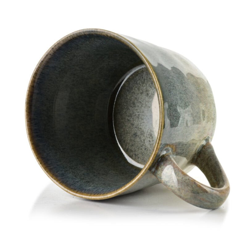 Ceramiczny kubek z unikalnym wzorem, idealny do kawy lub herbaty, ręcznie wykonany, pasuje do domu i biura, stylowy dodatek do wnętrza, Domowy Zakątek.