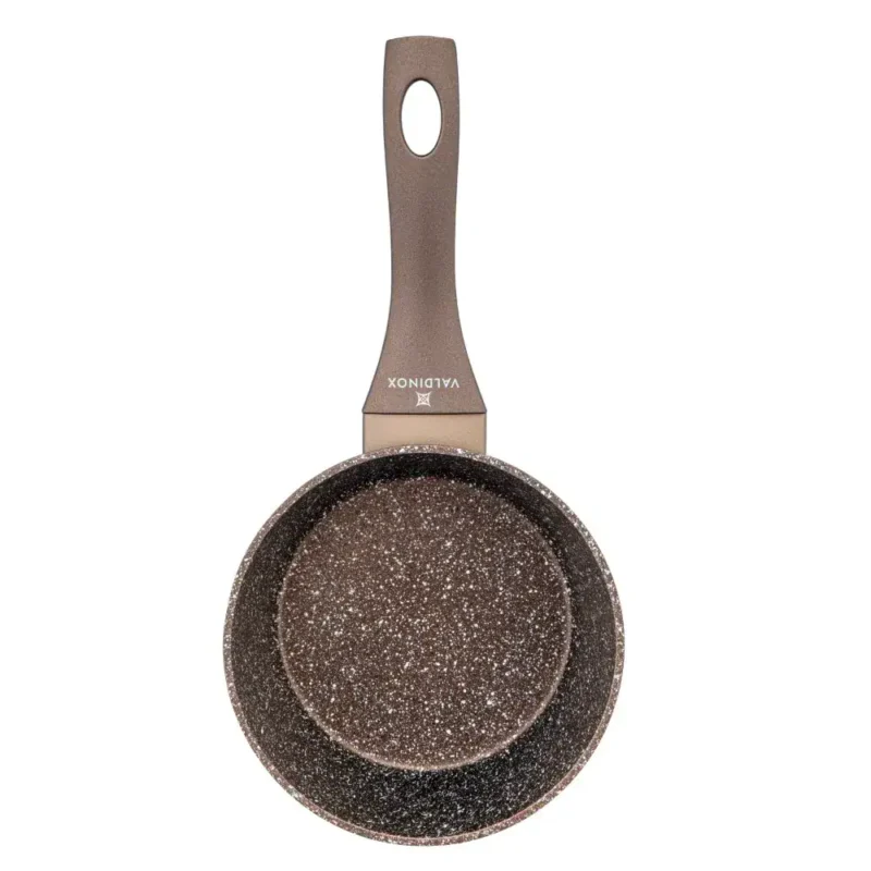 Ceramiczna patelnia granitowa Valdilonox, powłoka nieprzywierająca, perfekcyjne gotowanie i smażenie, elegancki design, odpowiednia do różnych źródeł ciepła, idealna do domu i kuchni.