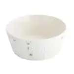 Polska porcelanowa miska z zimowym motywem śnieżek i choinek, idealna na świąteczny stół, elegancka i praktyczna dekoracja domu.