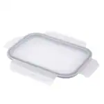Plastikowe pojemniki do przechowywania żywności, hermetyczne z zamknięciem, idealne do lodówki i kuchni, produkt marki Domowy Zakątek.