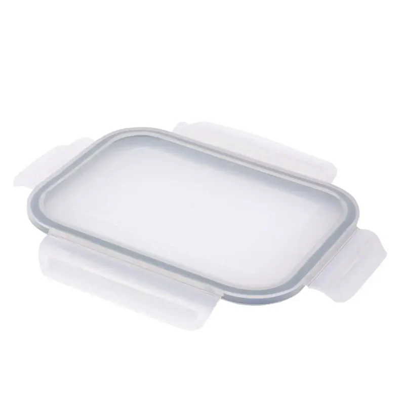 Plastikowe pojemniki do przechowywania żywności, hermetyczne z zamknięciem, idealne do lodówki i kuchni, produkt marki Domowy Zakątek.